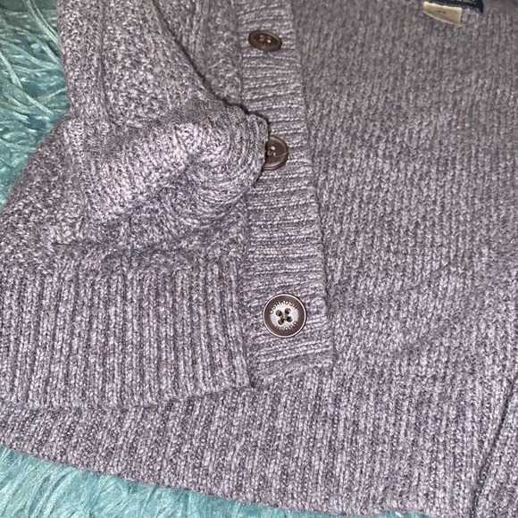 Old man grey cable knit sweater sz 4T - Picture 5 of 5